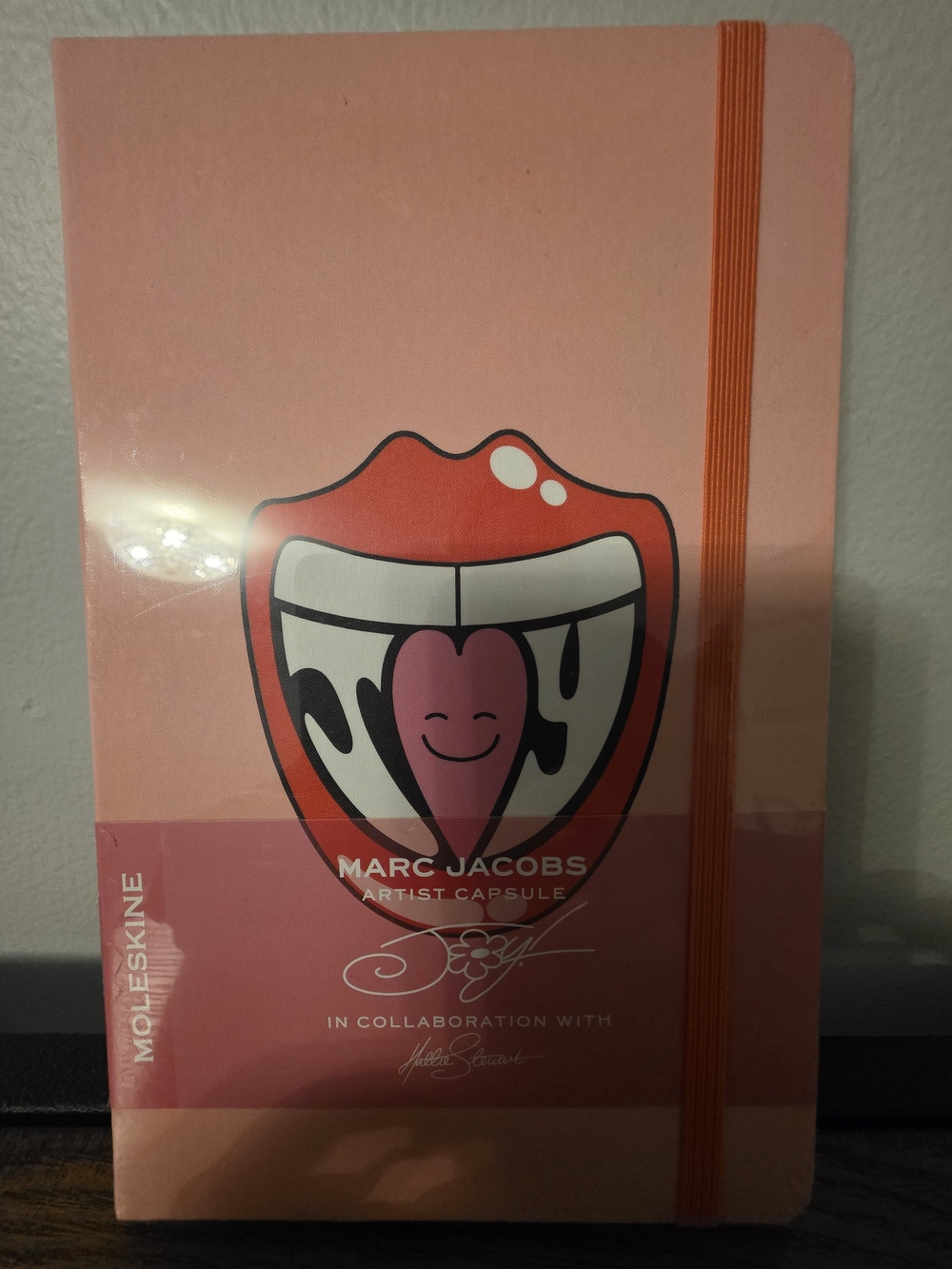 Moleskine x Marc Jacobs "Joy" Large Hard Cover Ruled Notebook